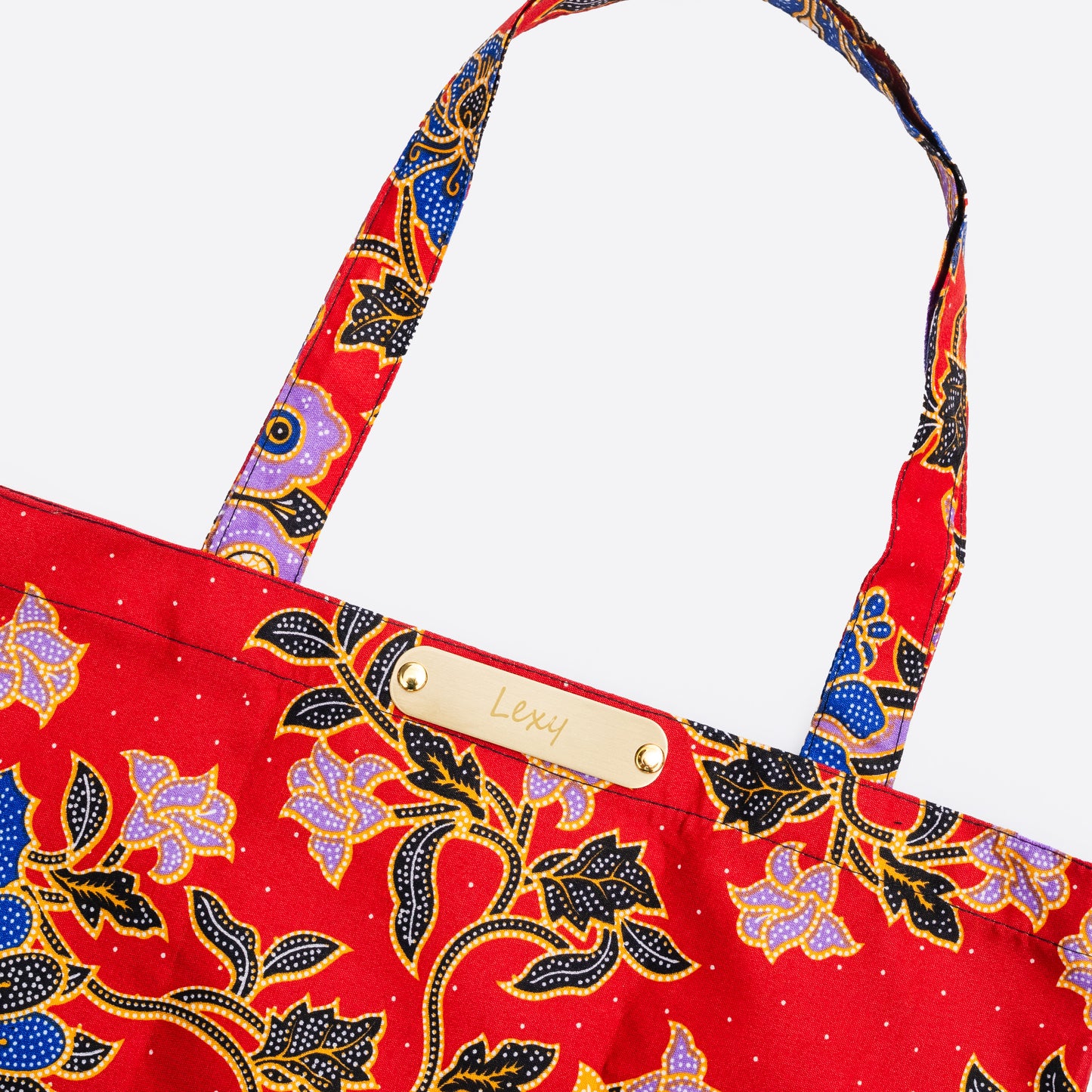 Step-In Harness in Seri Anggun Red Batik