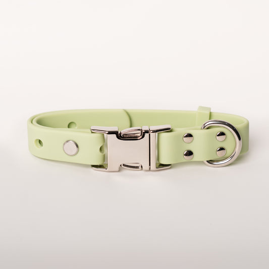 Ripply Waterproof Collar in Avo-Milk Green