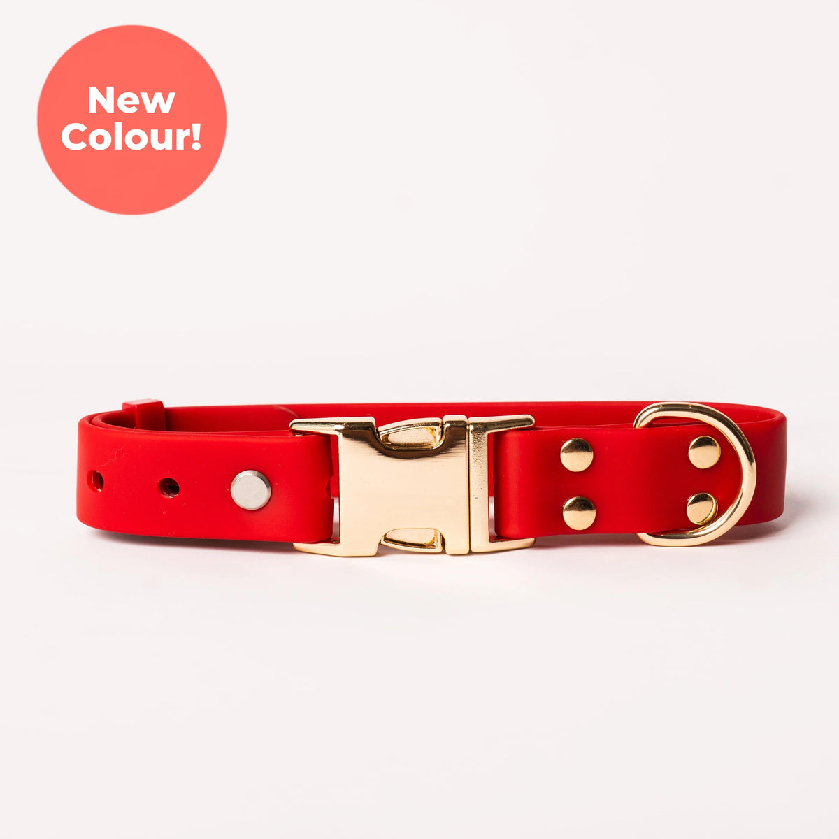 Ripply Waterproof Collar in Royale Red