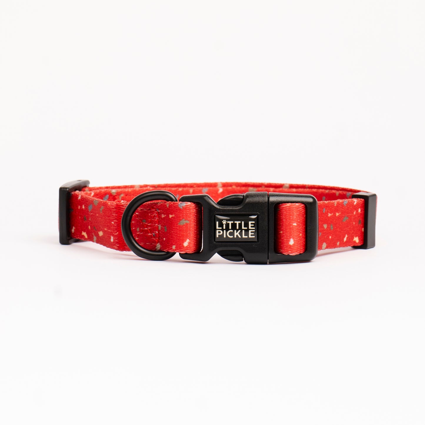 Soft Collar in Celebration Red Design - Little Pickle