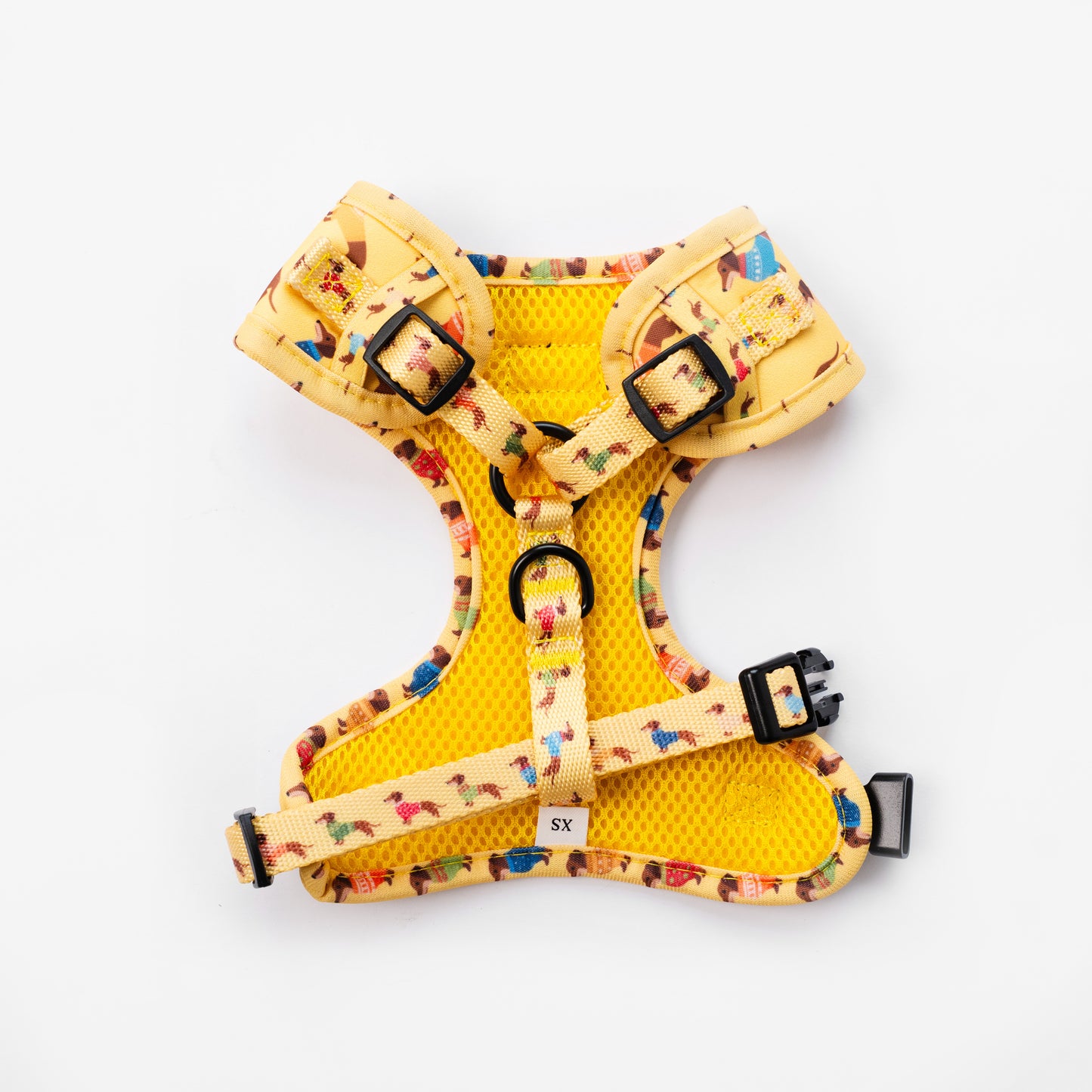 Neo V2 Adjustable Harness in Yellow Sausage Squad