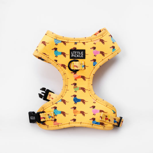 Neo Adjustable Harness in Yellow Sausage Squad