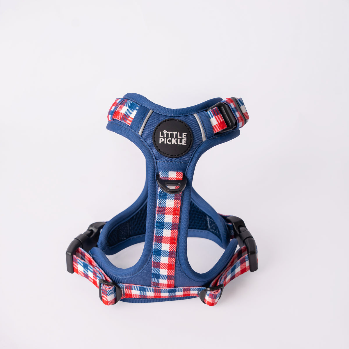 Waypoint Active Harness in Navy Blue Plaid