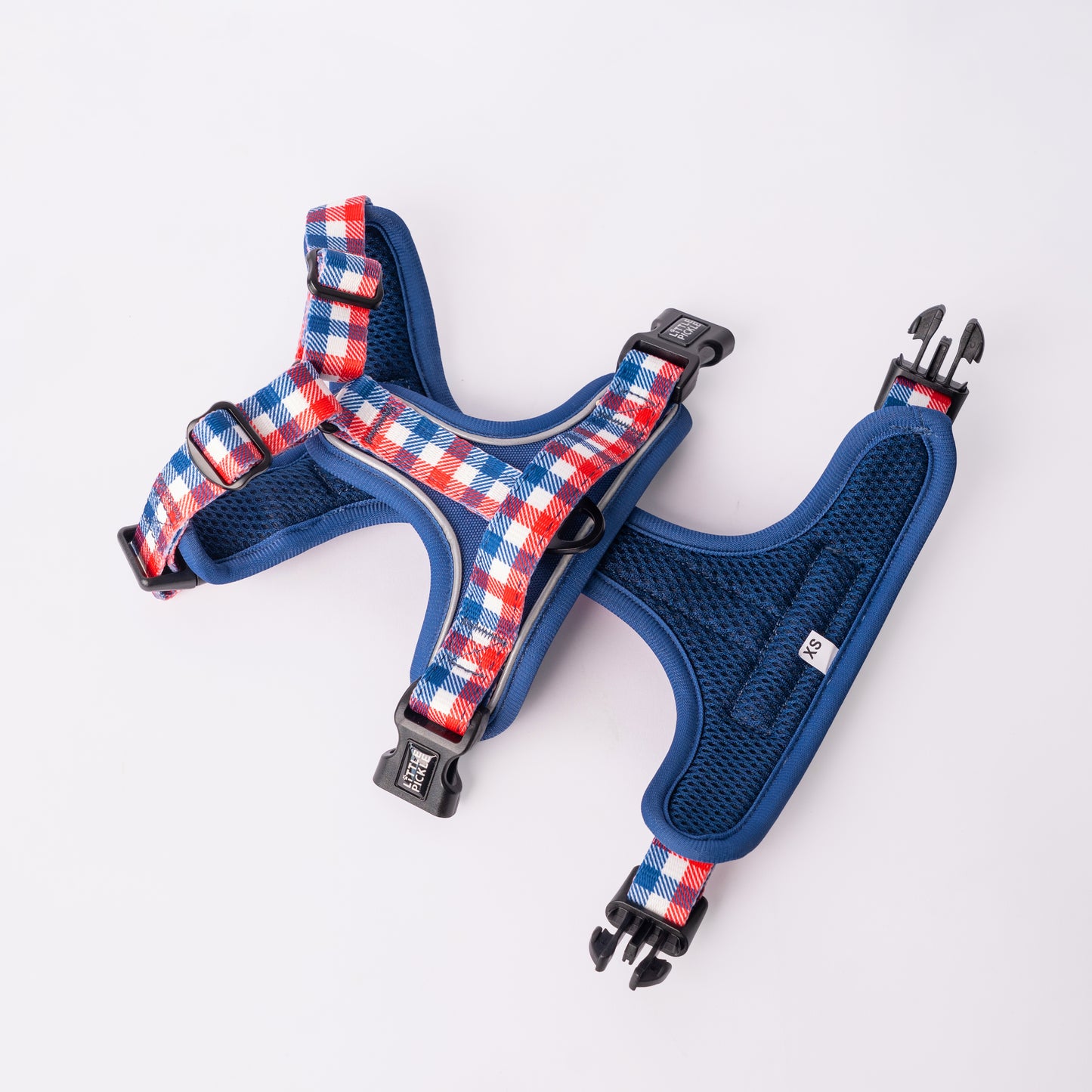 Waypoint Active Harness in Navy Blue Plaid