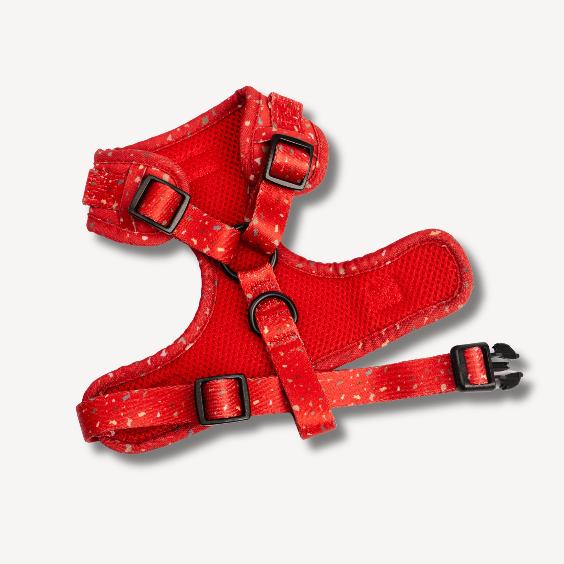 Neo Adjustable Harness in Celebration Red Design - Little Pickle